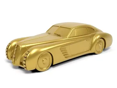 Art Decor style car 3D print model