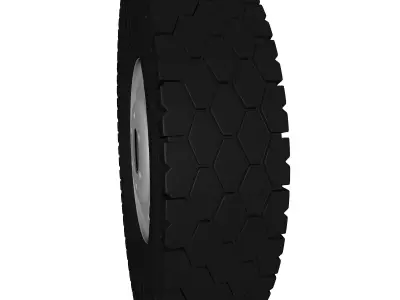 Truck wheel 3D model