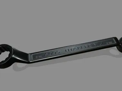 wrench 2 Low-poly 3D model