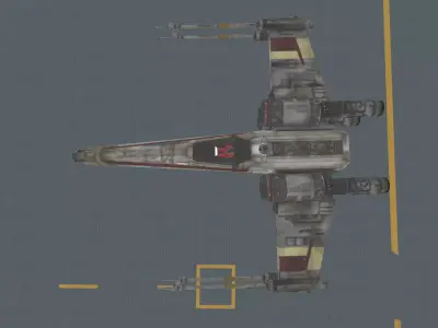 Star Wars X-Wing Fighter Jet 3D model