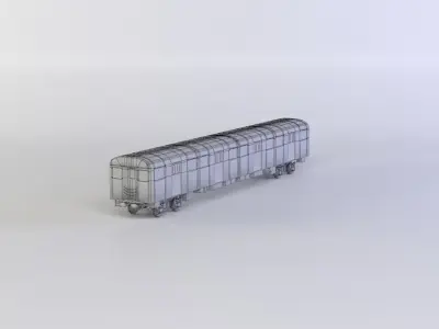 Subway train1 Low-poly 3D model