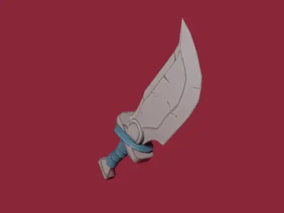 Stylized Sword 3D model get