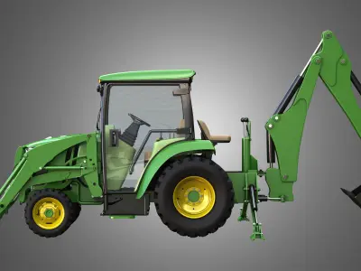 JD - 3033R  Tractor 3D model
