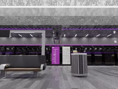 Subway Station 3D model order