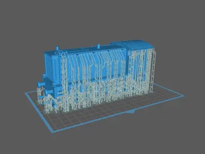 WW2 German Diesel Locomotive Class V36 3D print model