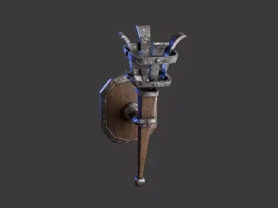 PBR Vintage Oil Lantern Bottles - Game Ready Low Poly 3D Model Low-poly 3D model