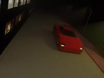 Ferrari F40 Free 3D model buy