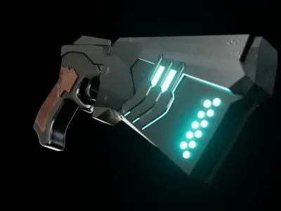 Psychopass Gun Dominator 3D Model  3D model