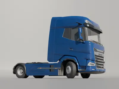 DAF XG 2022 Low-poly 3D model