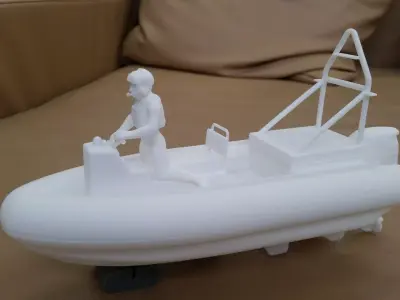 Lifeboat dinghy Hermann Marwede 3D print model