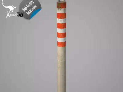 Industrial chimney - 01 3D model