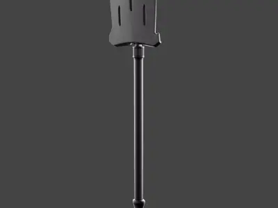Collapsible shovel Free 3D model