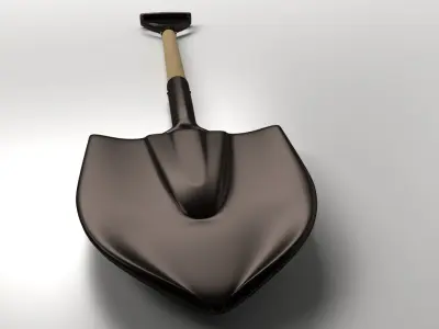 Shovel 3D model 7