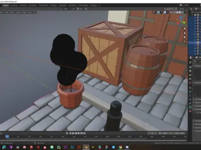Low-poly Italy installation Low-poly 3D model purchase