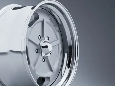 American Legend Wheels - VN470 Low-poly 3D model