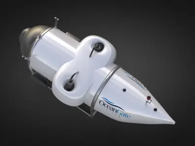 Titan Ocean Gate 3D Model Free 3D model