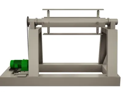 Roll Unwinder Machine 3D model