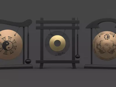 Table Gong Collection 3D model