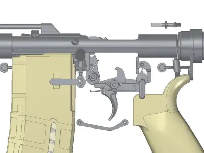 Barrett REC7 3D model