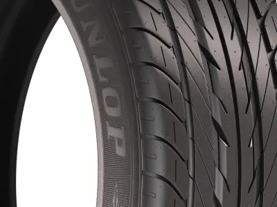 Photorealistic Car Tire  3D model