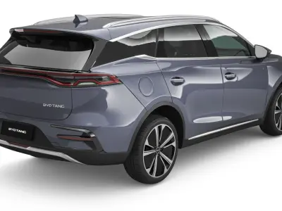 2024 BYD Tang EV With Interior 3D model purchase