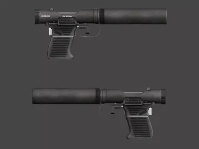 Brugger and Thomet VP9  Low-poly 3D model