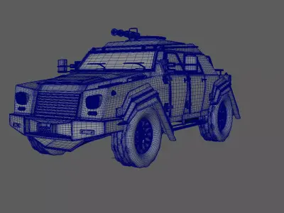 Military Vehicule TERRADYNE 3D model