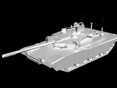M1AX Abrams X Main Battle Tank 3D model