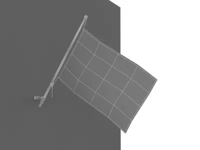 Flag of United Kingdom 3D model purchase