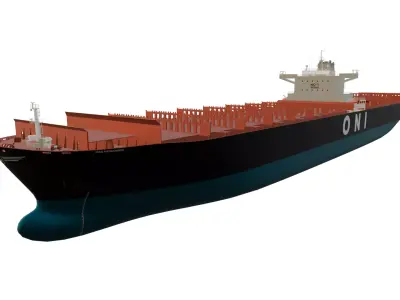 Container Ship 3D model order