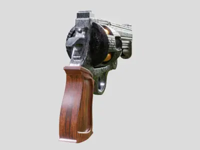 Revolver 3D model 3