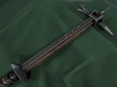Lucerne hammer Low-poly 3D model