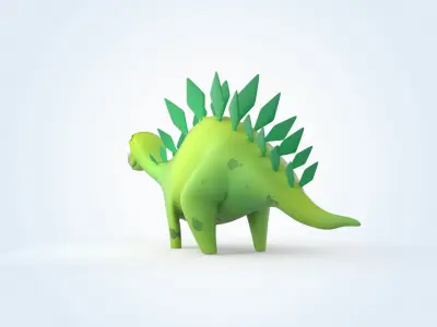 Stegosaurus 3D model purchase