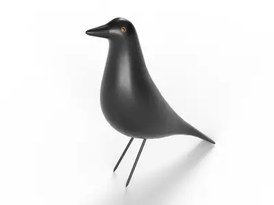 Bird Decoration Low-poly 3D model