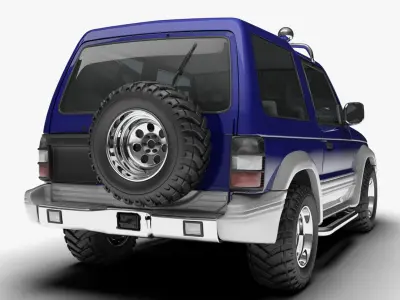 1991 Mitsubishi Pajero 3D model