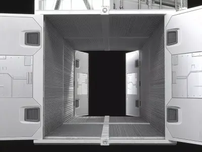 Sci-fi Container v1 Low-poly 3D model