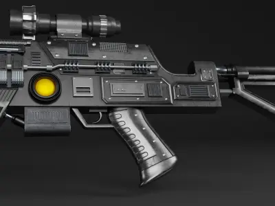 Game Gun 3D model