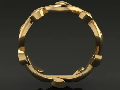 Leaf Infinity Band Mix Size 3D print model