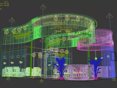 Exhibition - Area -6X9-3DMAX2009-033 3D model