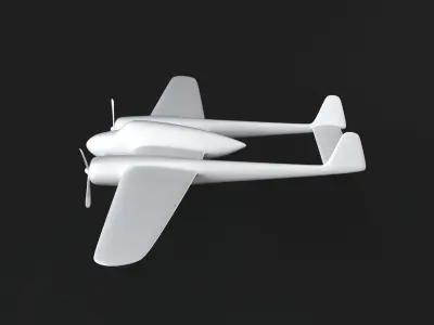 Airplane Fokker Dixieland 3D print model