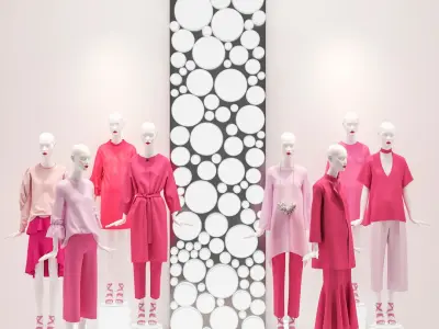 3D Showroom Fashion Store 017 3D model