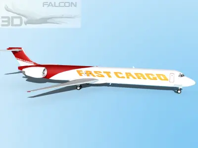 Falcon3D MD-80 Fast Cargo 3D model