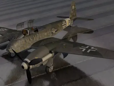 Messerschmitt Me-410 B-2 3D model