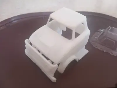 1966 Ford N600 truck cab 3D print model