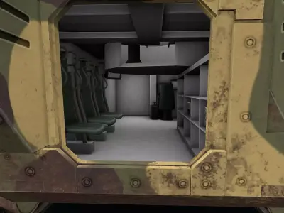 AJAX Scout SV  Low-poly 3D model