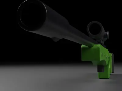 3d AWM Blender Model Free 3D model