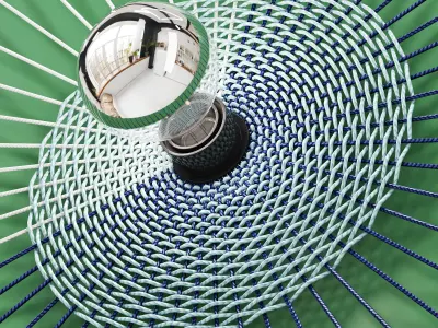 roche bobois rays wall light 3D model