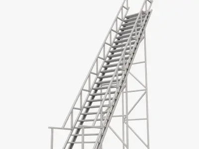 Industrial Stairs 3D model order
