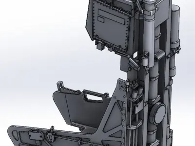 Ejection seat Martin Baker MK14 STL FILES ONLY 3D print model