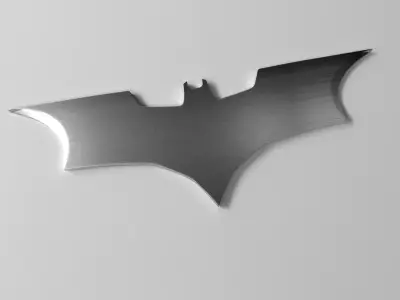 Batarang batman logo 3D model